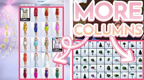 more cas columns sims 4.